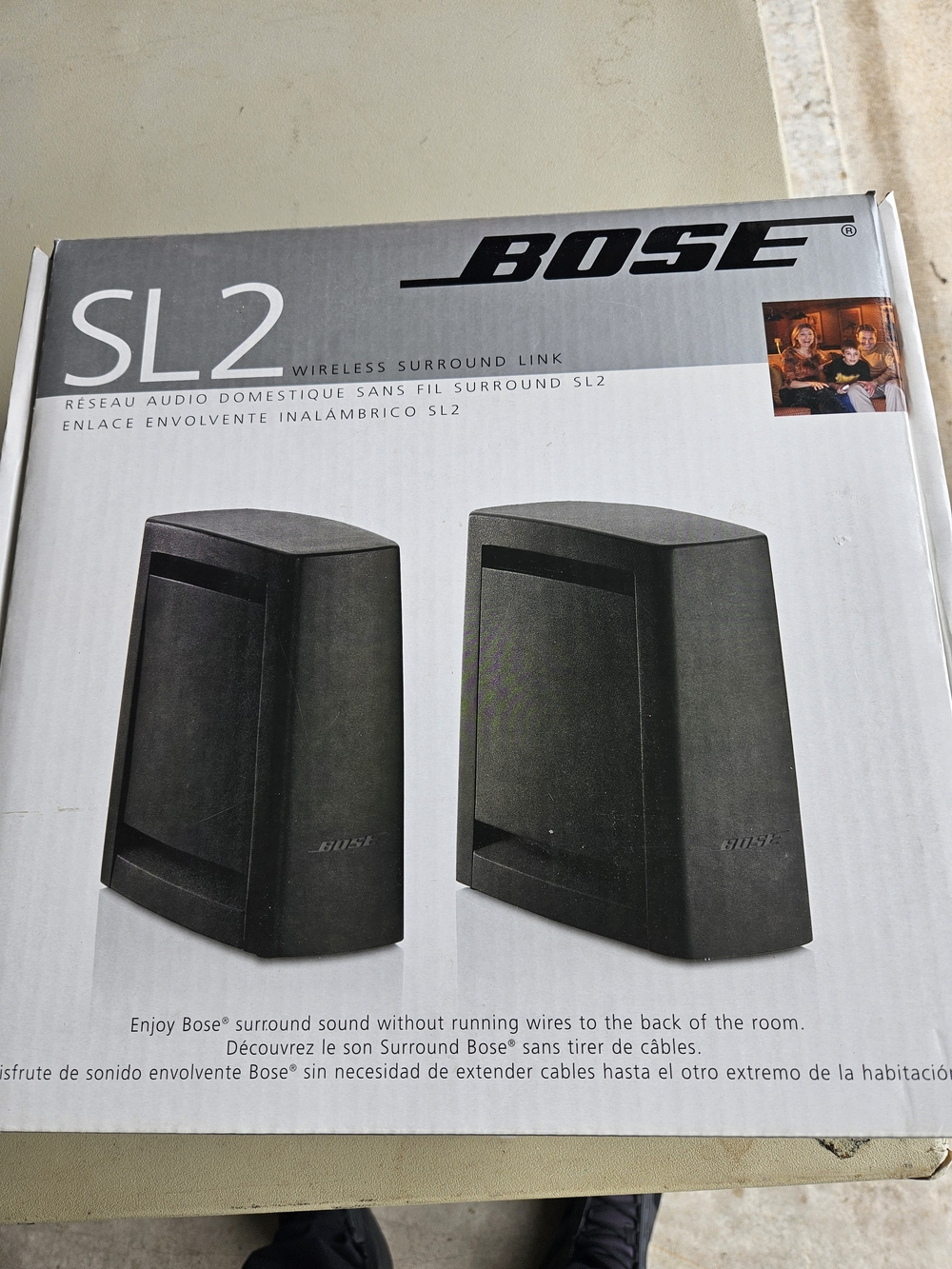 Bose SL2 Wireless Surround Link 5.8GHz for Lifestyle Acoustimass NOT COMPLETE